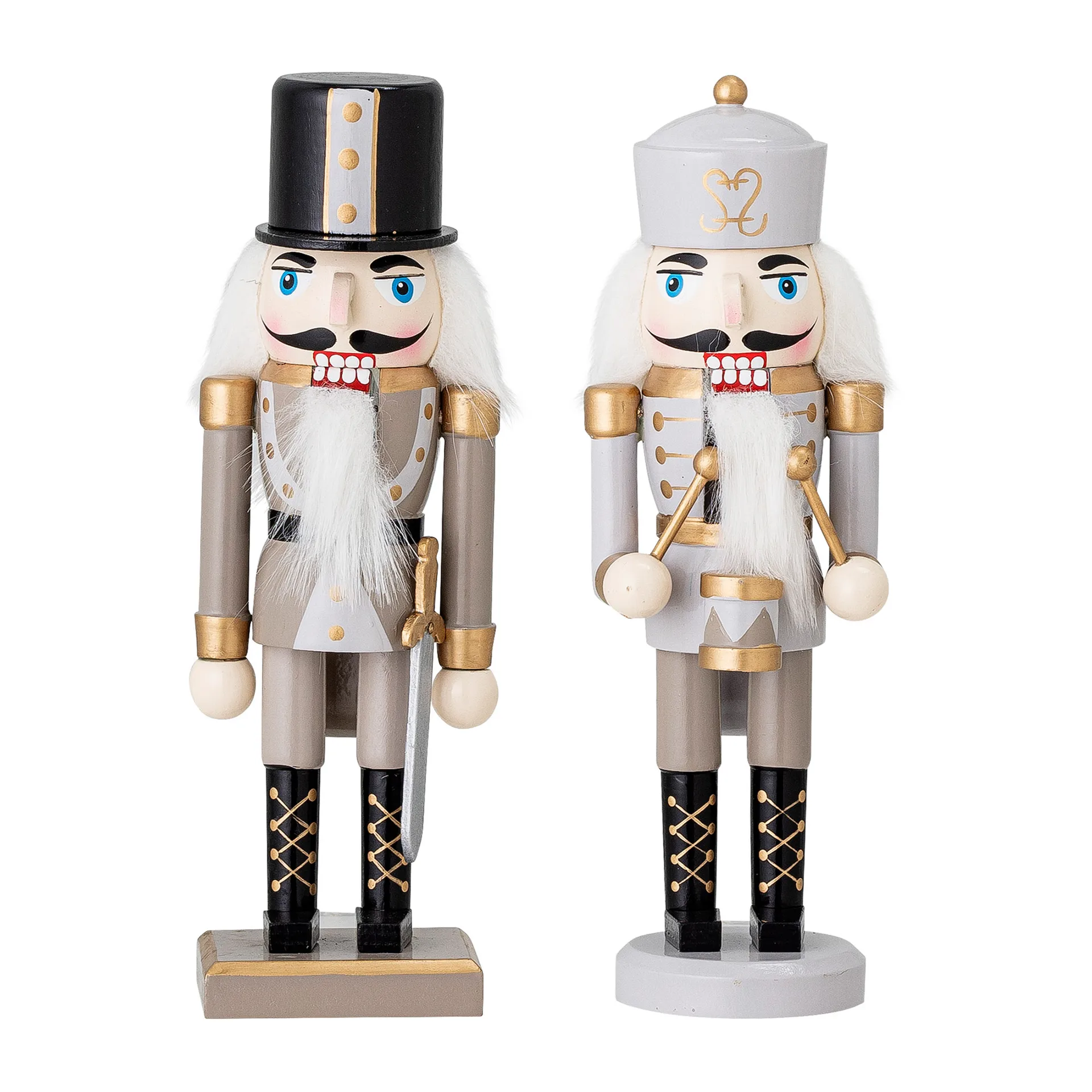 Darren notenkraker decoratie 20,5 cm 2-delig, Gold Bloomingville