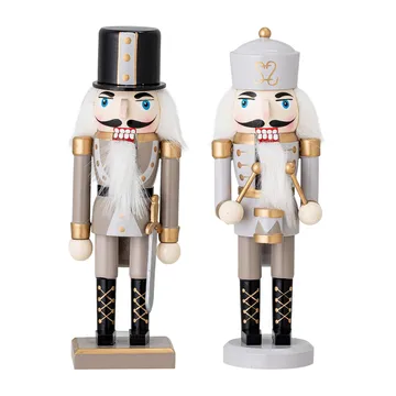 Darren notenkraker decoratie 20,5 cm 2-delig - Gold - Bloomingville