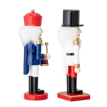Darren notenkraker decoratie 20,5 cm 2-delig - Rood - Bloomingville