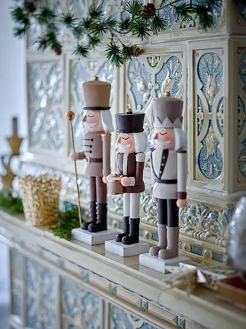 Darryl notenkraker kerstdecoratie - Bruin, 3 delen - Bloomingville