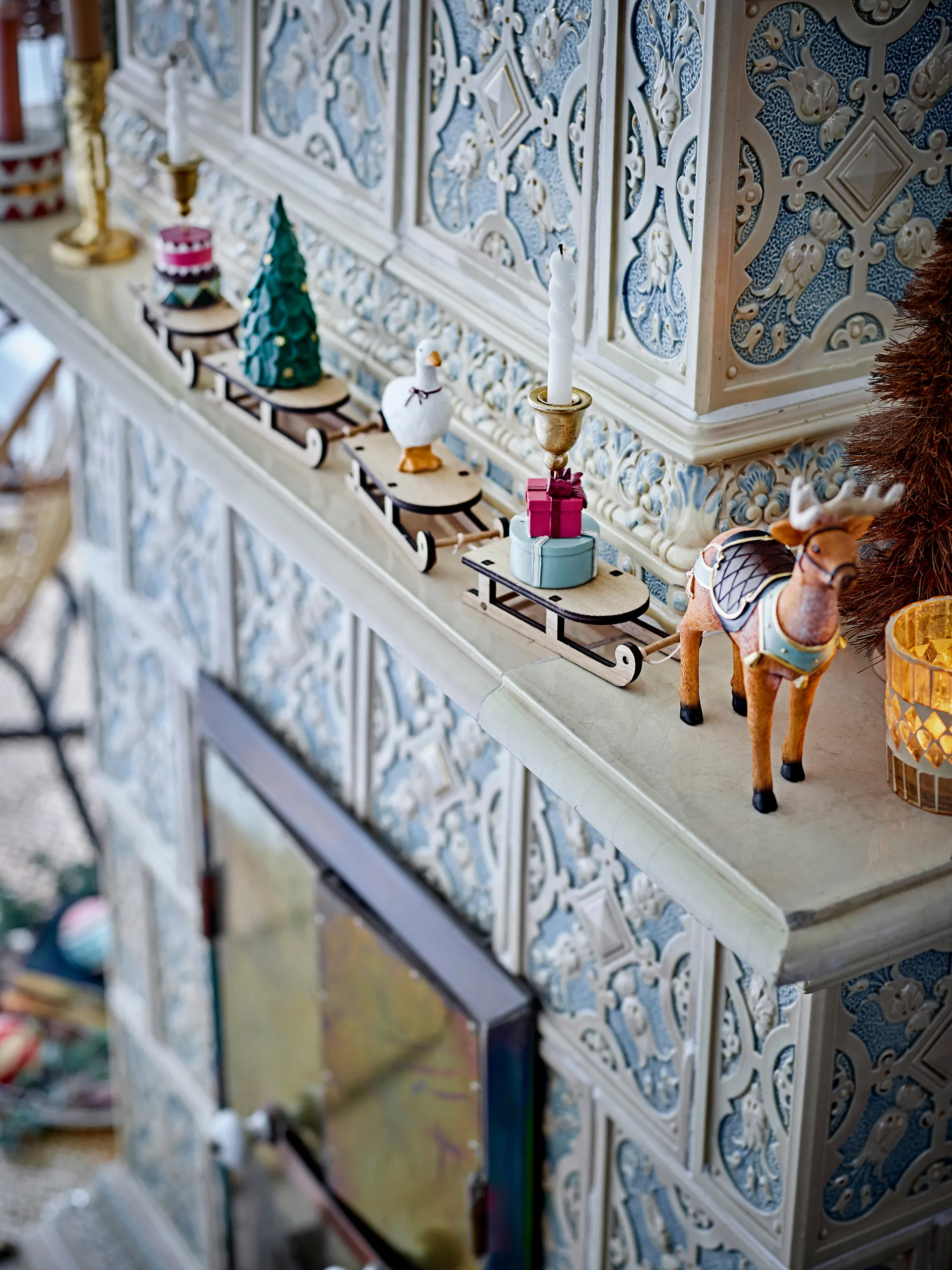 Dasher kerstdecoratie, Groen Bloomingville