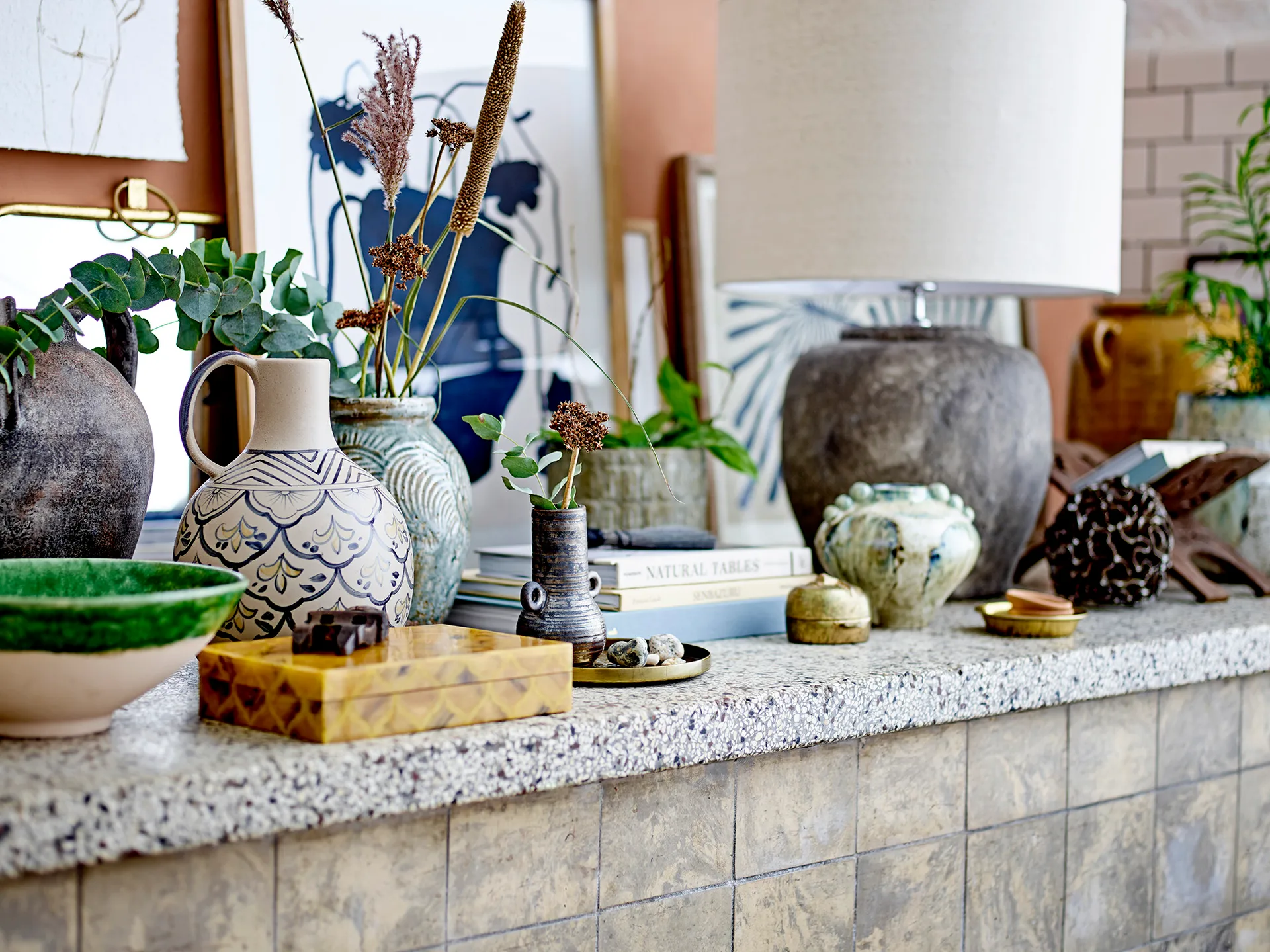 Delvan decoratie Ø13,5 cm, Bruin Bloomingville