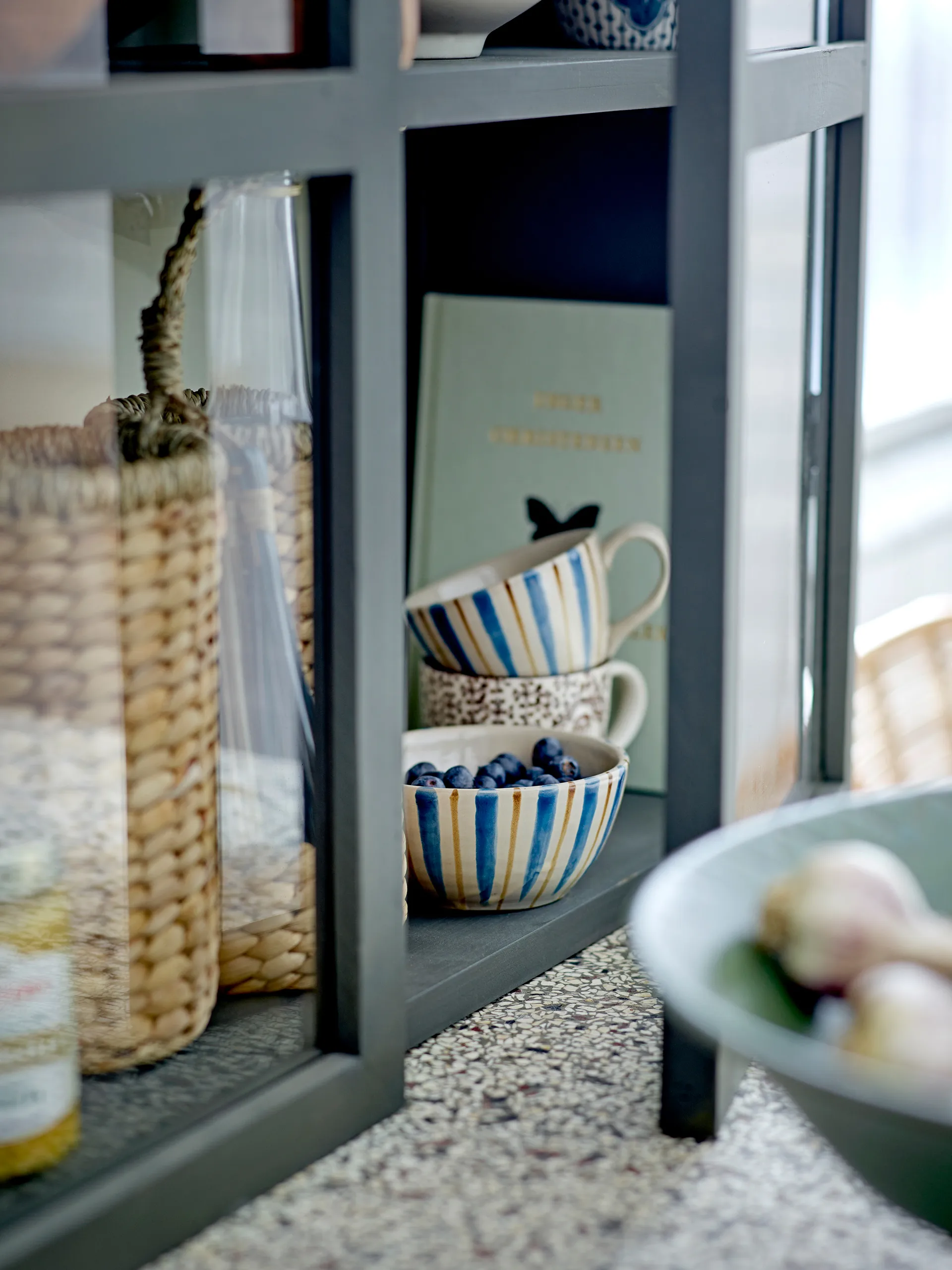 Derry kop 5,5 cm, Blauw Bloomingville