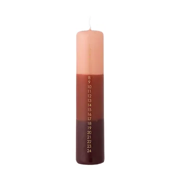 Dip Dye adventskaars - Multi, 25 cm - Bloomingville
