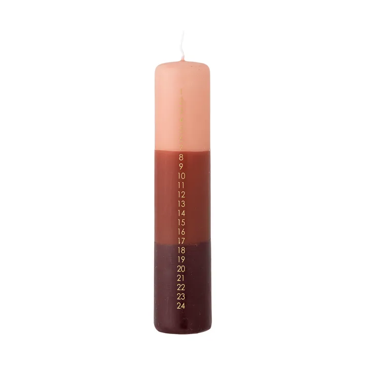 Dip Dye adventskaars - Multi, 25 cm - Bloomingville