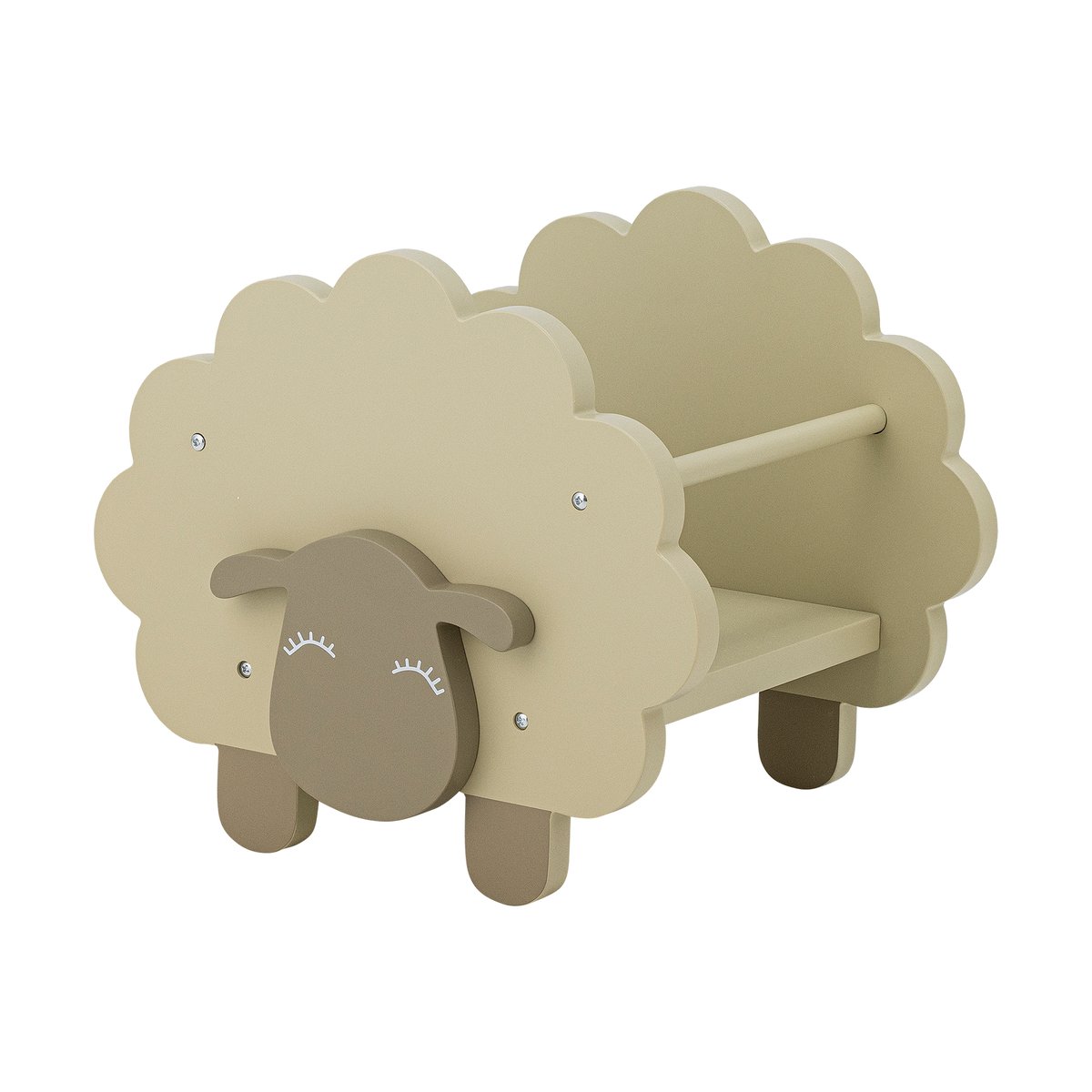 Bloomingville Dolly boekenkast Grijs | Scandinavisch Interieur | Planken & planksystemen | Grijs