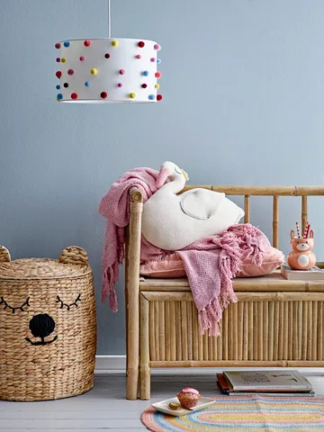 Dolma opbergmand met deksel Ø42x50 cm - Natuur - Bloomingville