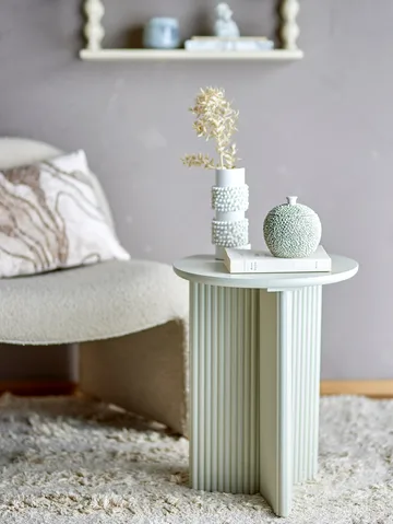 Edith bijzettafel Ø40 cm - Wit - Bloomingville