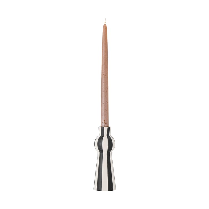 Eja kaarsenhouder 17 cm, Zwart-wit Bloomingville