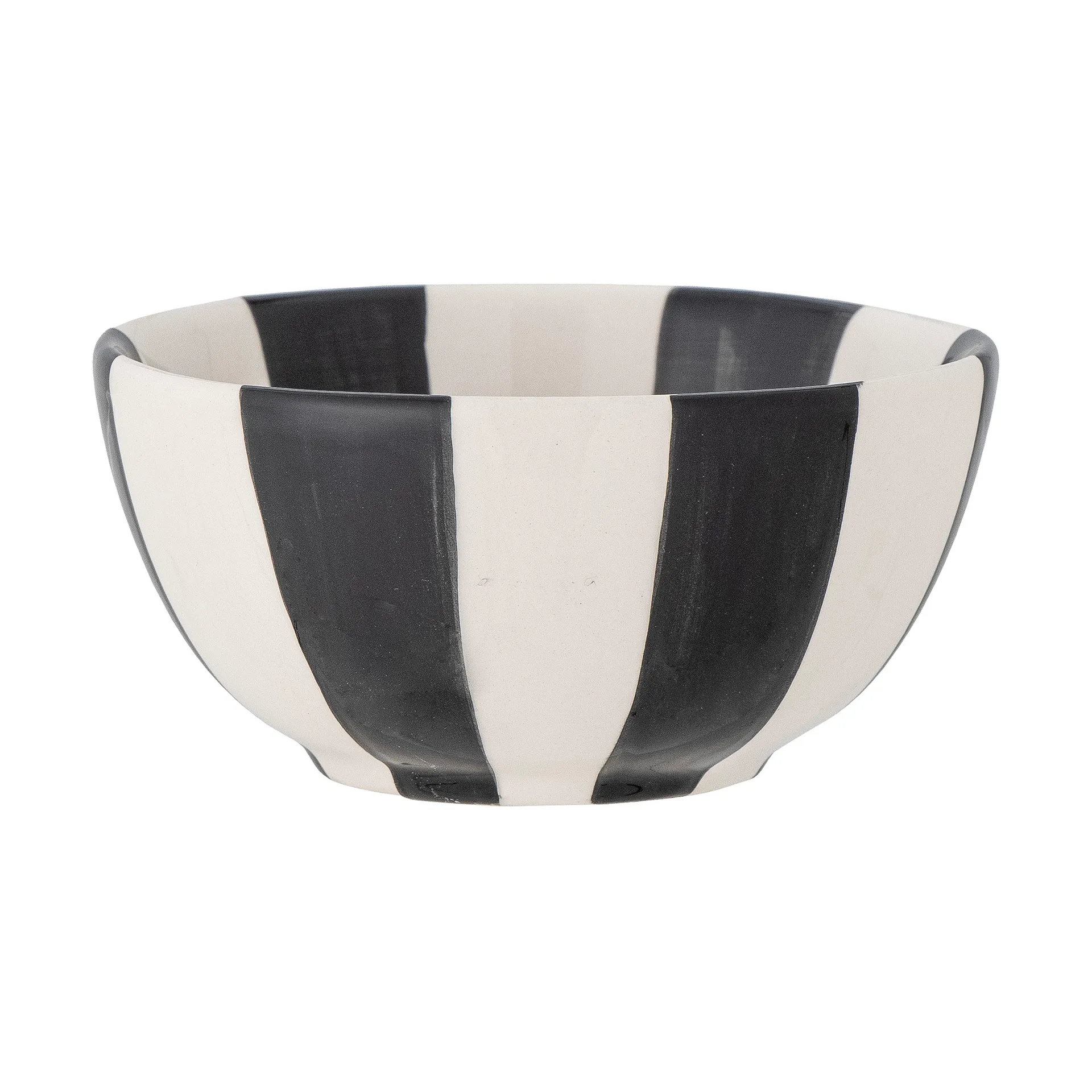 Eja kaarsenhouder Ø9 cm, Zwart-wit Bloomingville