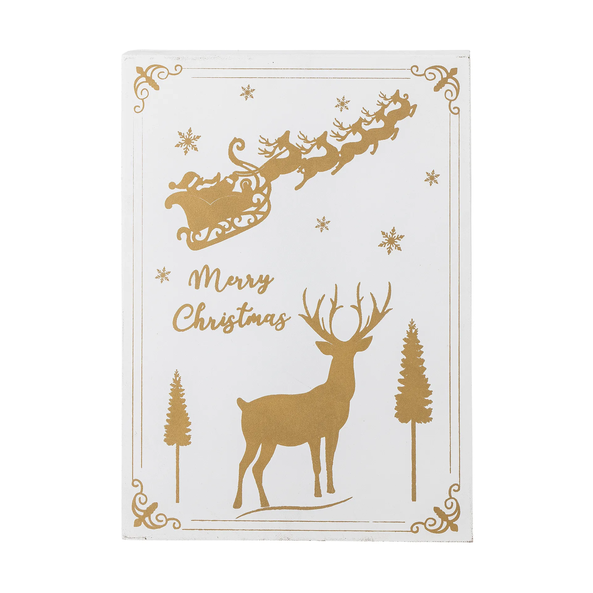 Elimar adventskalender met verlichting, Wit Bloomingville