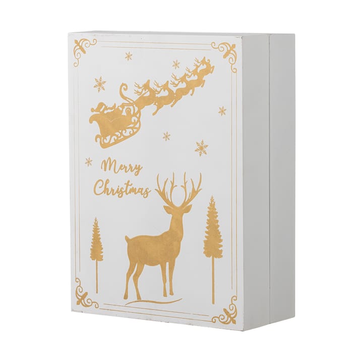 Elimar adventskalender met verlichting, Wit Bloomingville