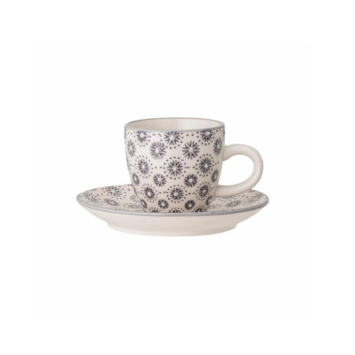 Elsa espressokop met schotel - Grijs - Bloomingville
