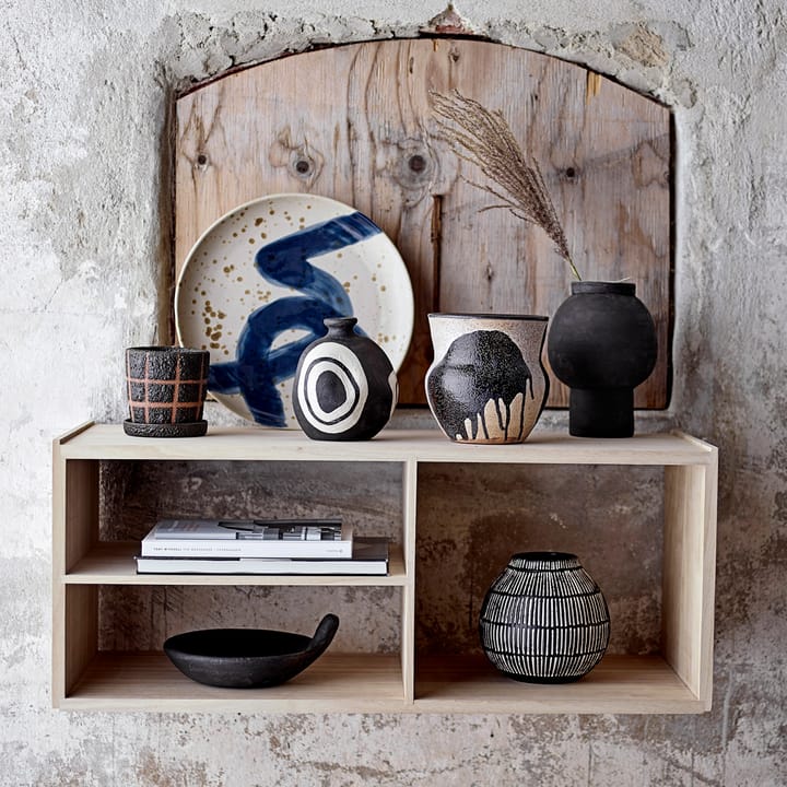 Elveda vaas 14,5 cm - Zwart - Bloomingville