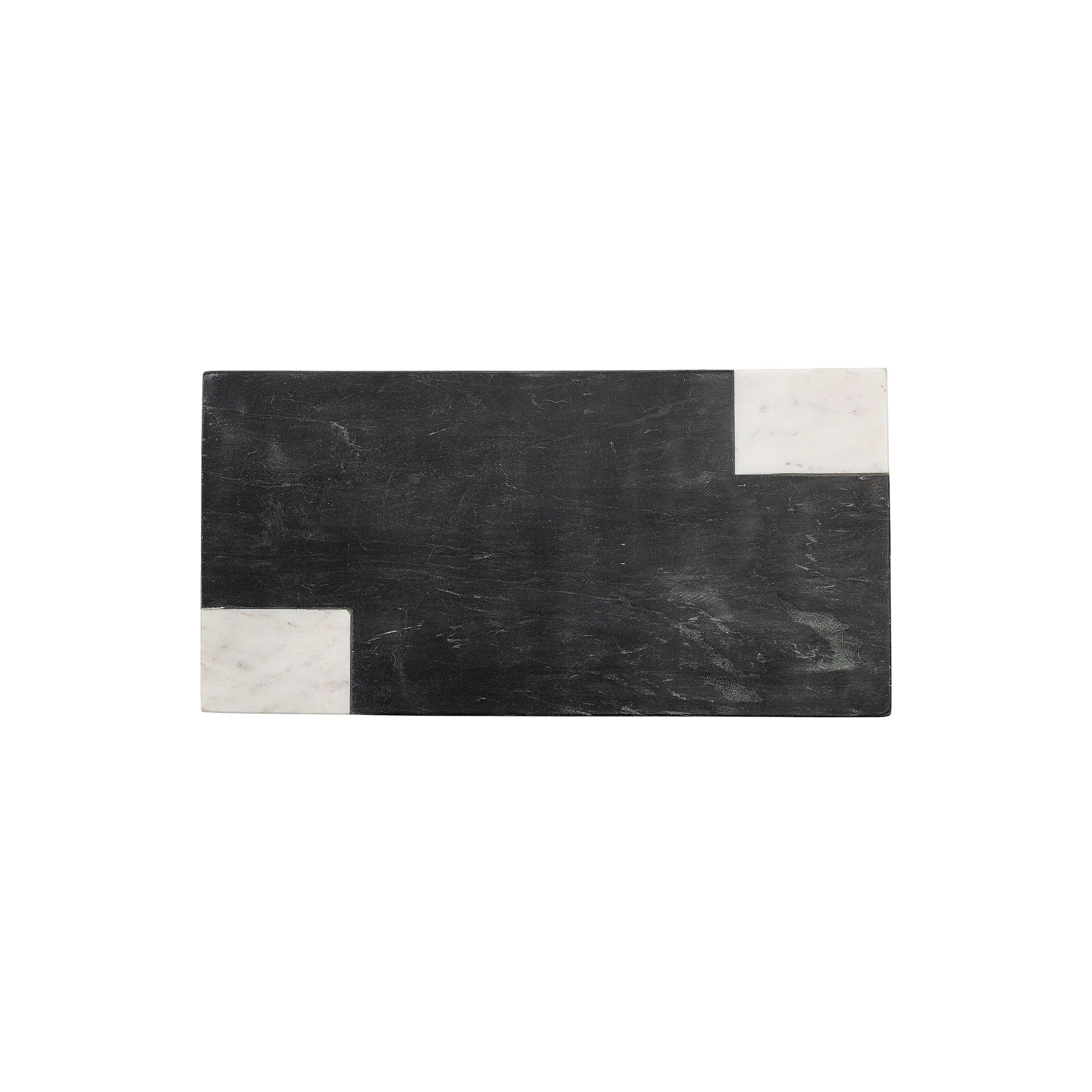 Elvia snijplank marmer 23x45,5 cm, Zwart Bloomingville