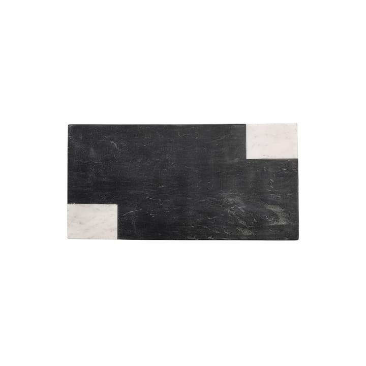 Elvia snijplank marmer 23x45,5 cm - Zwart - Bloomingville