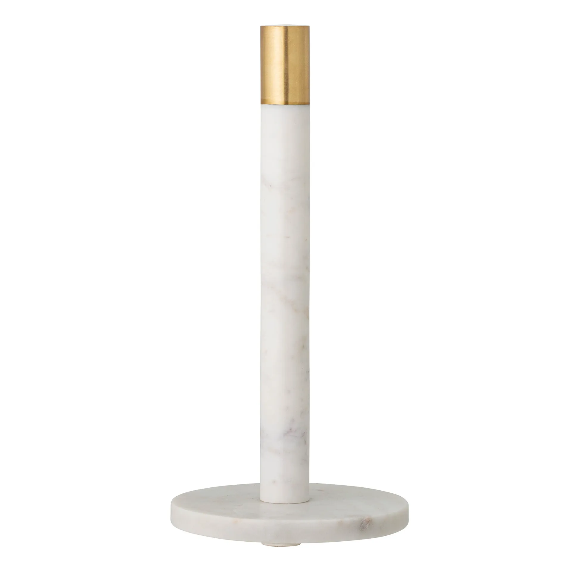 Emira keukenrolhouder marmer 32 cm, Wit Bloomingville