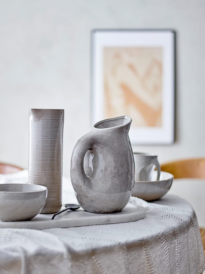 Emmaluna dienblad 20x45,5 cm - Wit marmer - Bloomingville