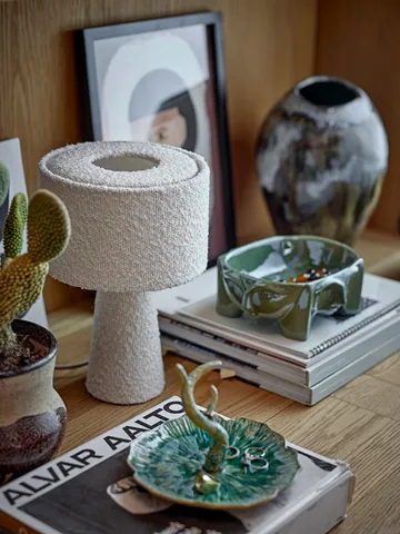 Emmie tafellamp Ø 20 cm - Wit - Bloomingville