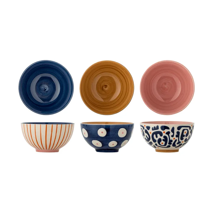 Eviaya schaal - Multi, 3-delig - Bloomingville