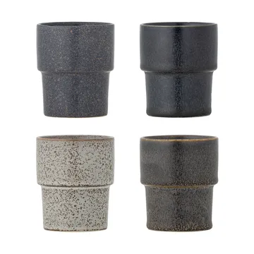 Ewan kop 4-pack - Bruin - Bloomingville