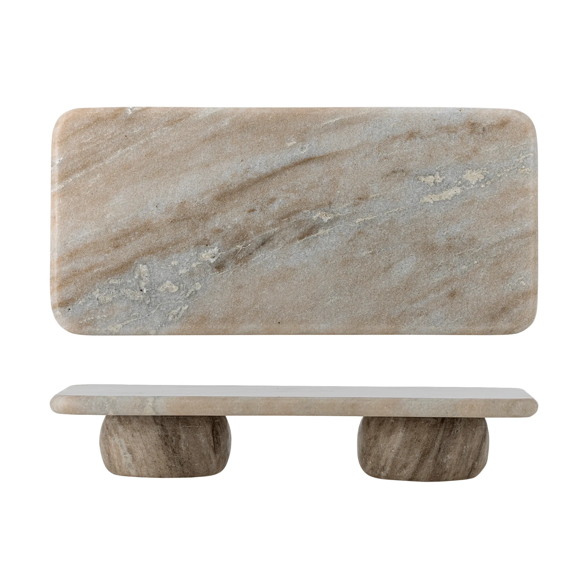 Fatin Pedestal sokkel, Grijs, 38x18 cm Bloomingville