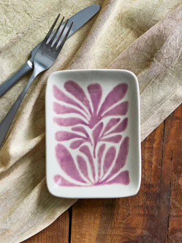 Fauni dessertbord - Lila, 15x11,5 cm - Bloomingville