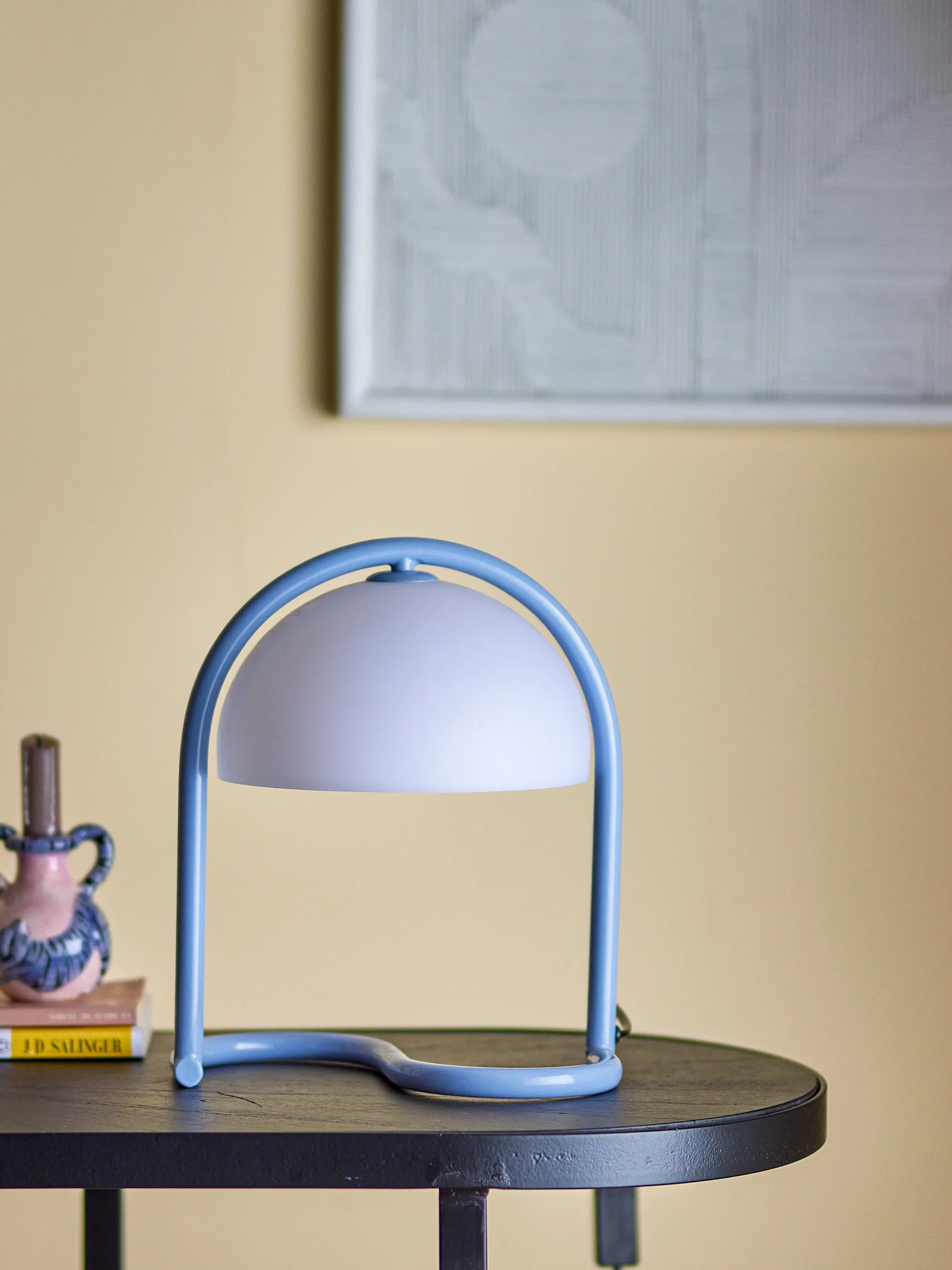 Favor tafellamp Ø24,5x29,5 cm, Blauw Bloomingville