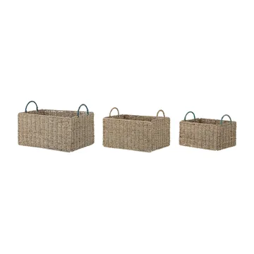 Fenter mand set van 3 - Natuur-groen - Bloomingville