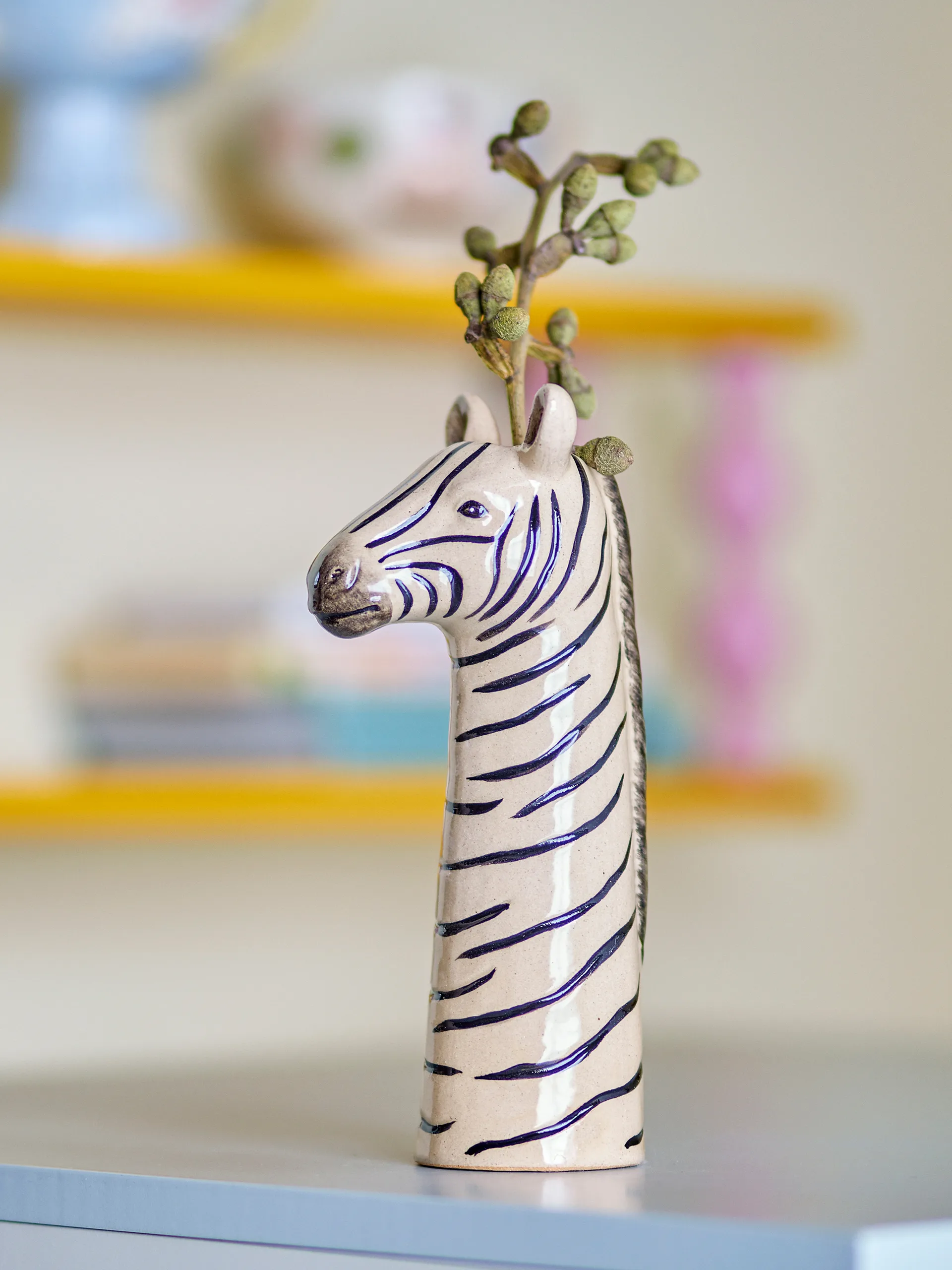 Feodor vaas 6,5x21 cm, Wit Bloomingville