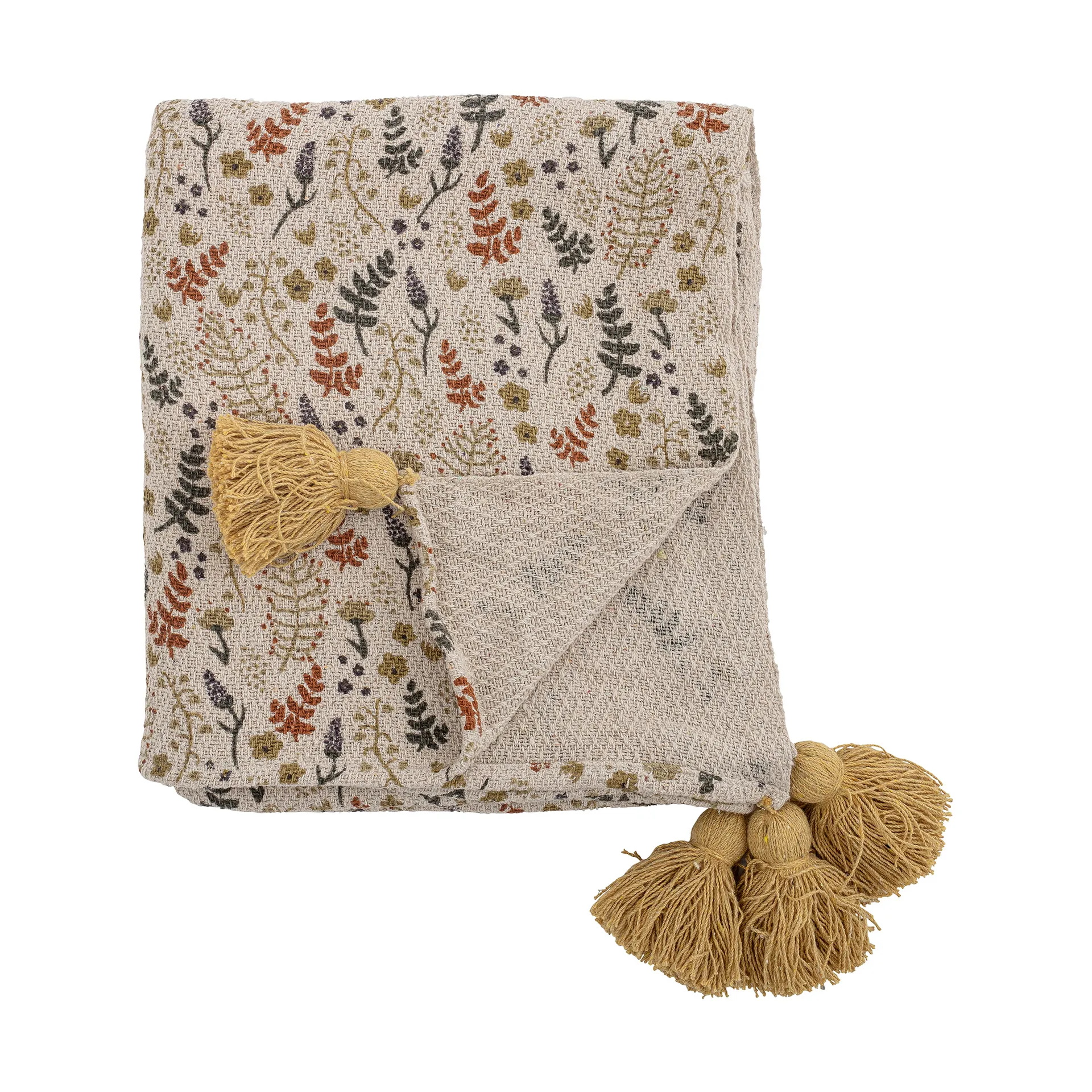 Filipa deken 130x160 cm, Geel Bloomingville