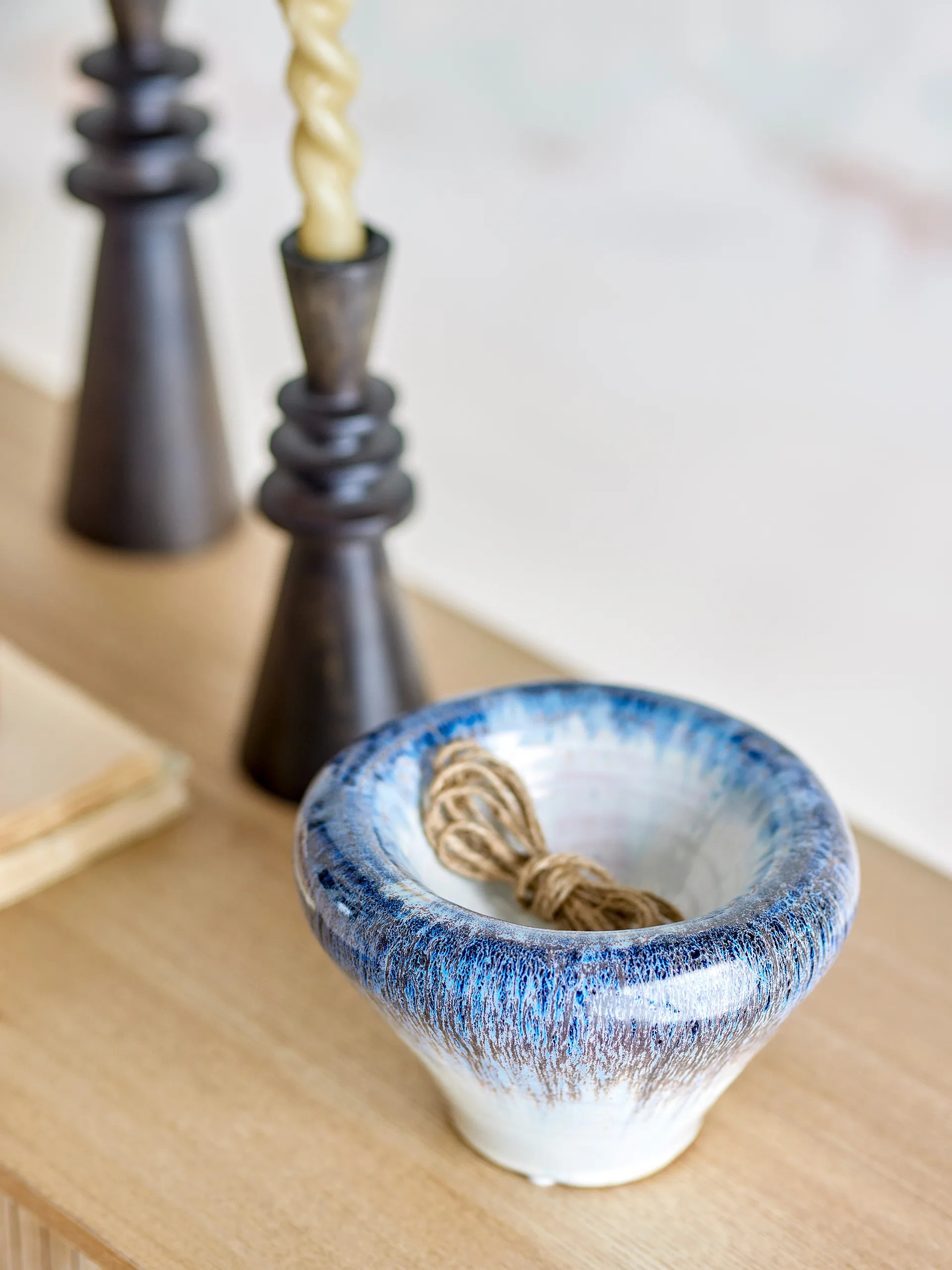 Finna schaal Ø17 cm, Blauw Bloomingville