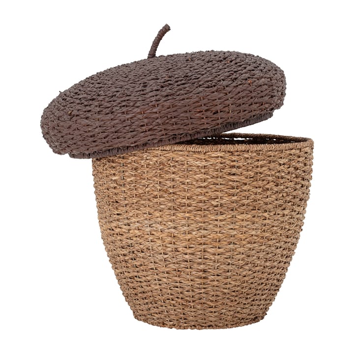 Finus opbergmand met deksel Ø43,5 cm - Bruin - Bloomingville