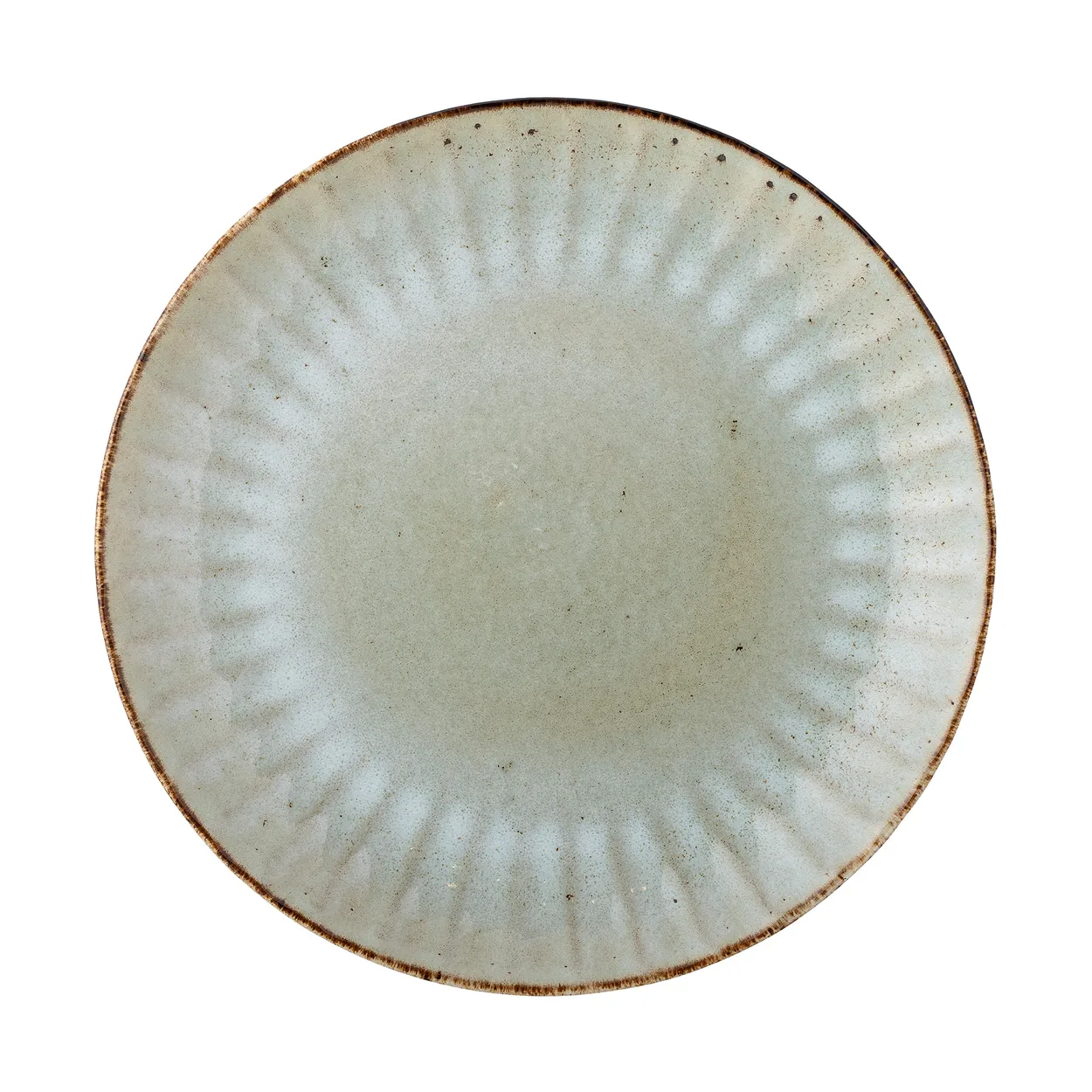 Bloomingville Fleur bord o27 cm Natuur | Scandinavisch Interieur | Dinerborden | Beige