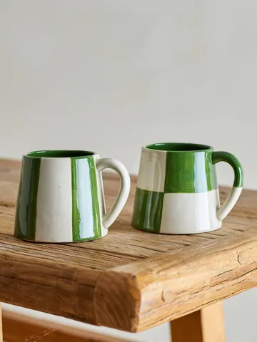 Floki mok - Green, 4-delig - Bloomingville