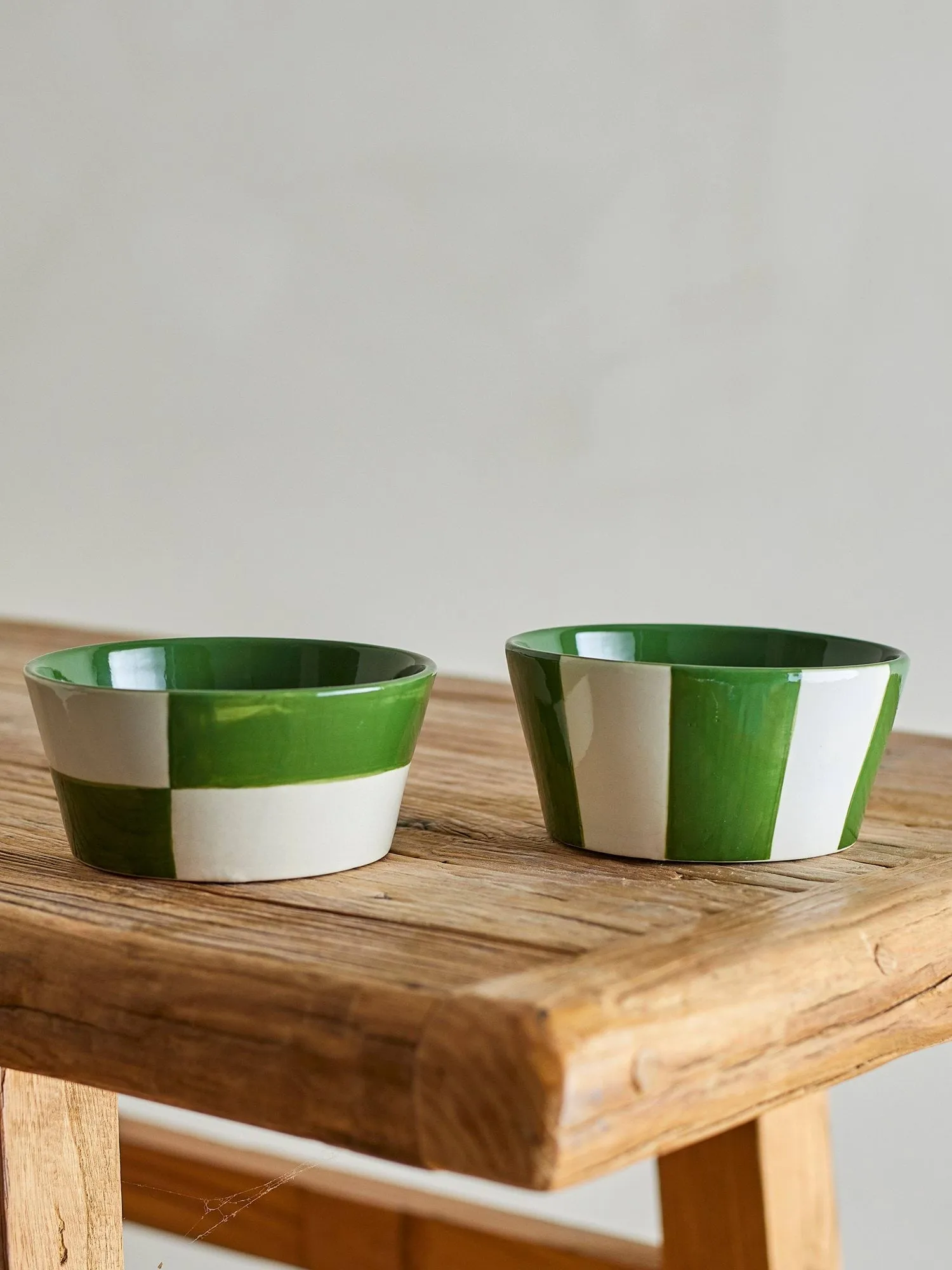 Floki schaal, Green, 4-delig Bloomingville
