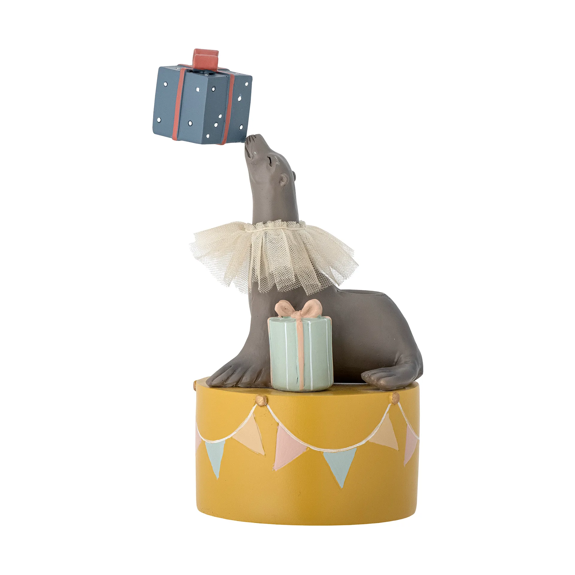 Flor kandelaar zeeleeuw, 19 cm Bloomingville