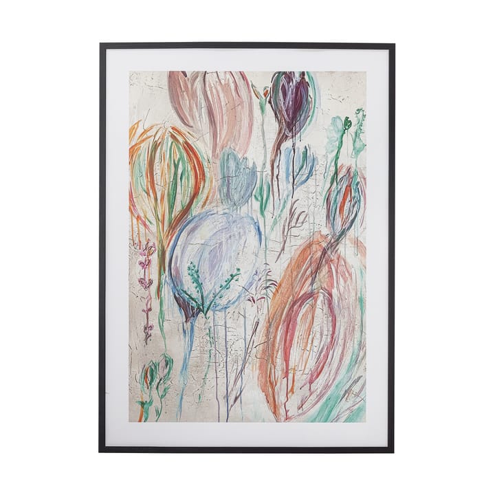 Francine Ilustratie 52x72 cm - Zwart frame - Bloomingville