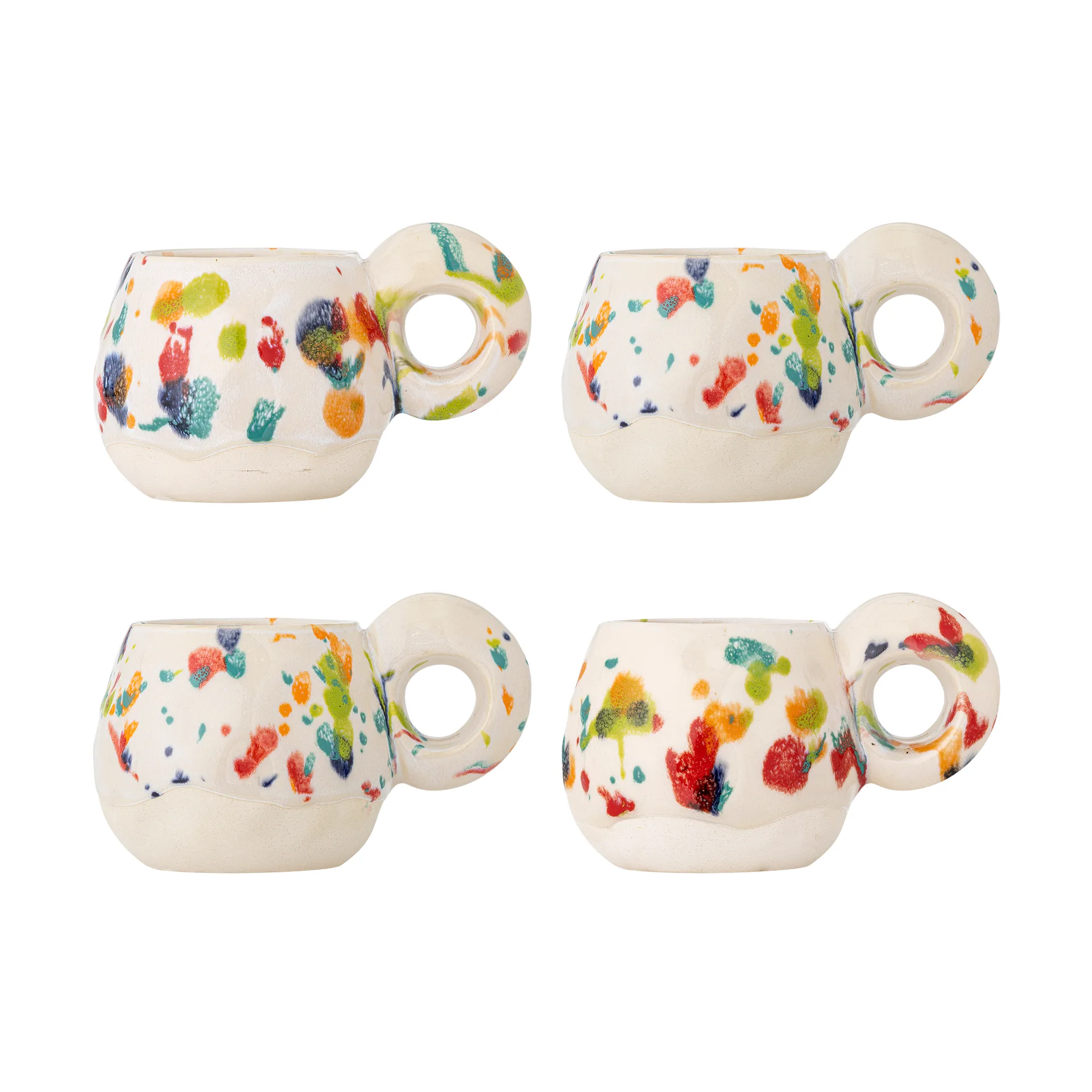 Freckles kop 4-pack, Rood Bloomingville