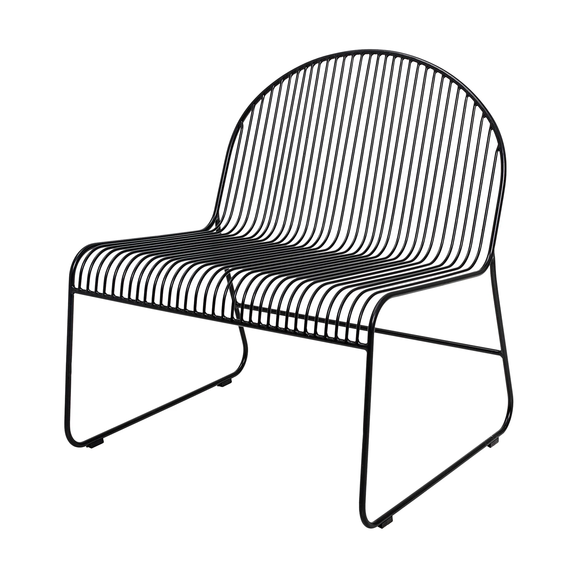 Friend loungestoel 2-pack Zwart Bloomingville