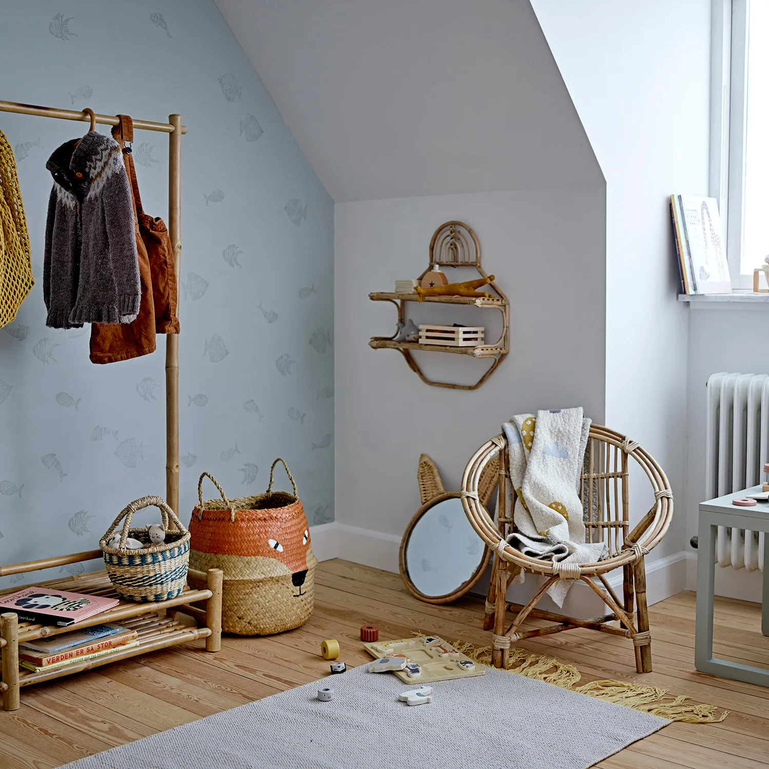 Fritse opbergmand vos, Ø35 cm Bloomingville