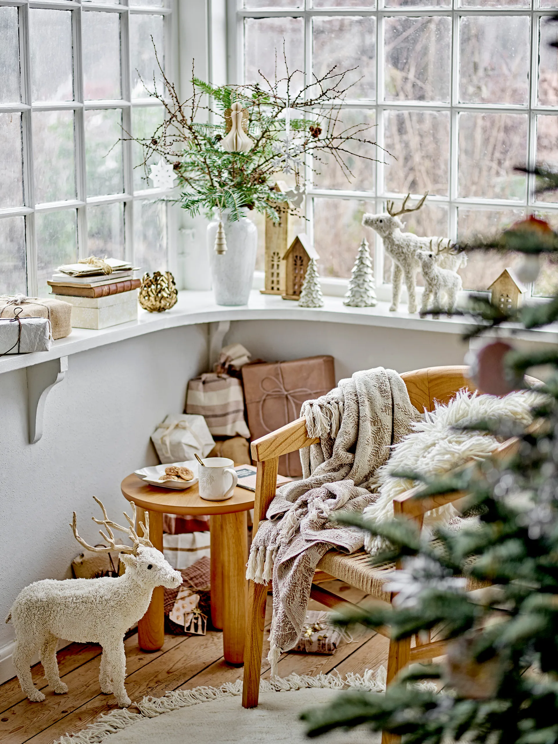 Gabriela plaid 130x160 cm, Bruin Bloomingville