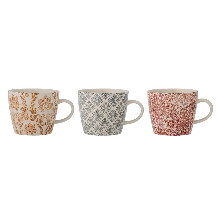 Carla Bloomingville red earthenware plate – Het Adres
