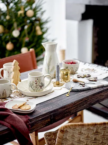 Georgette dessertvork 4-pack - Messing-roestvrij staal - Bloomingville