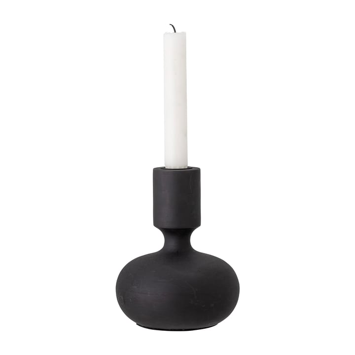 Gravers kandelaar 16 cm - Zwart - Bloomingville