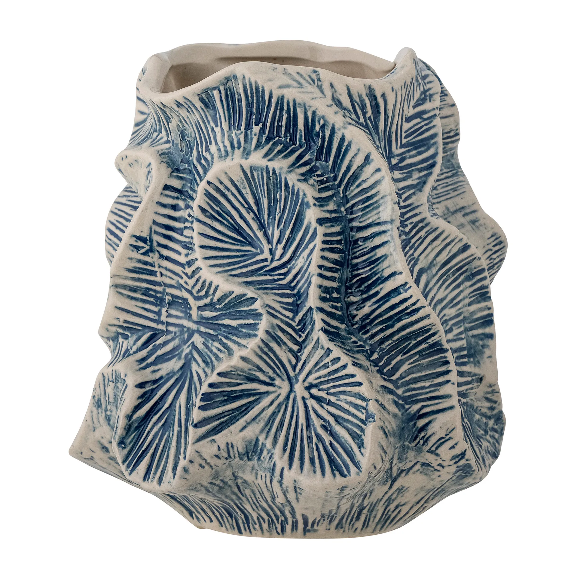 Guxi vaas 19,5 cm, Blauw Bloomingville