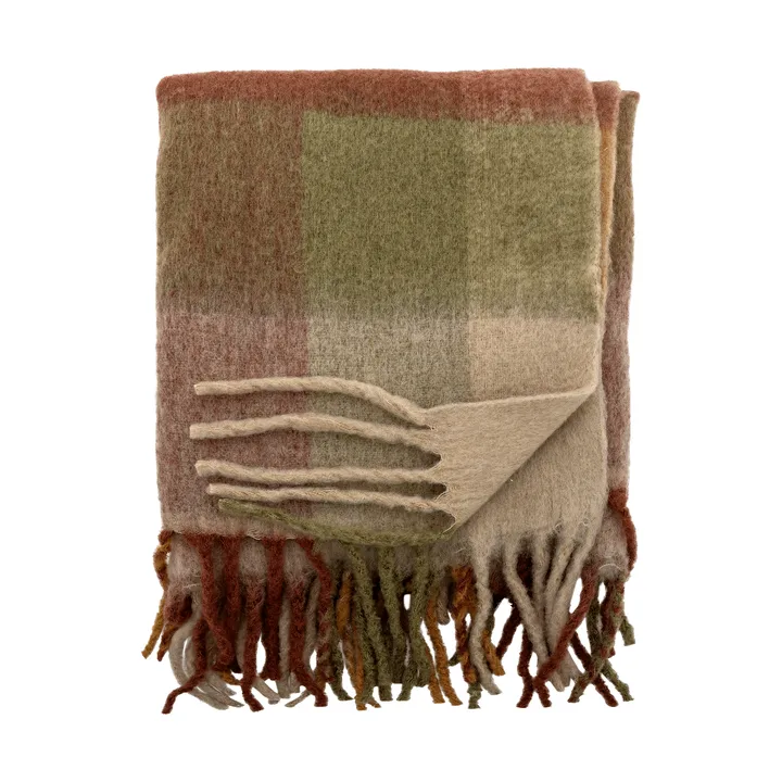 Hamisha plaid - Multi, geruit, 152x127 cm - Bloomingville