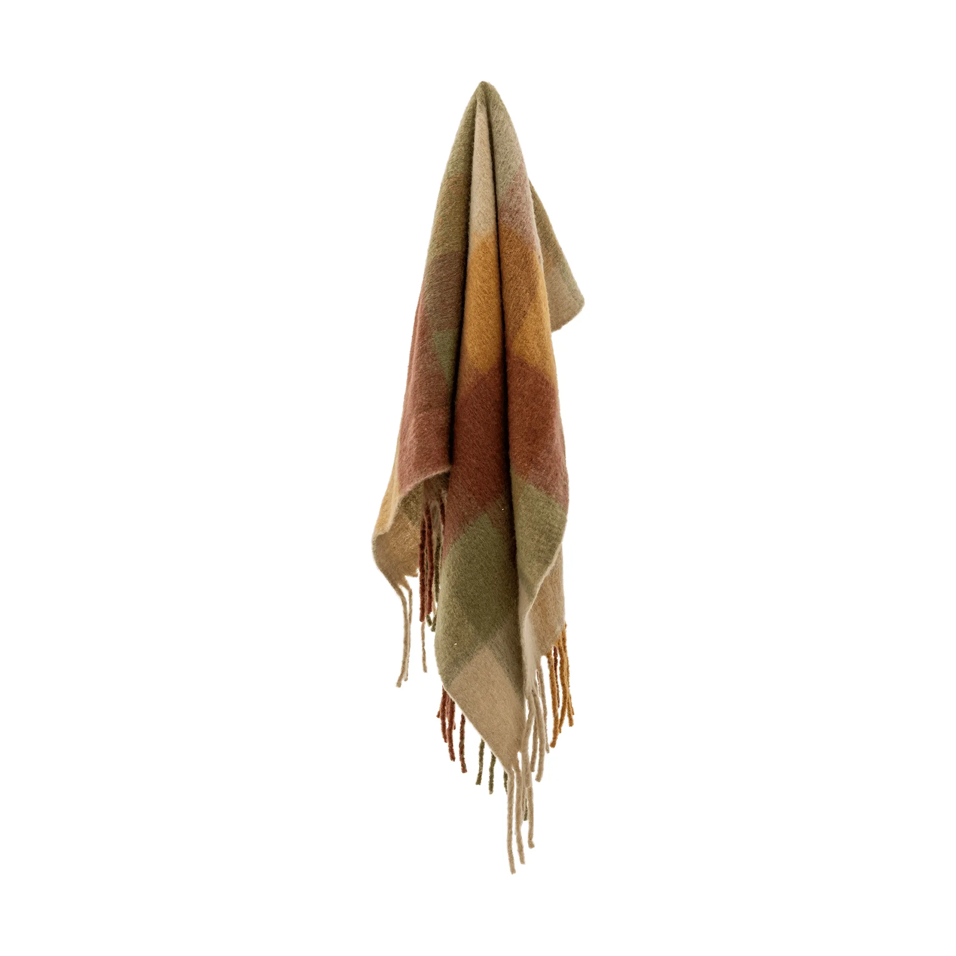 Hamisha plaid, Multi, geruit, 152x127 cm Bloomingville