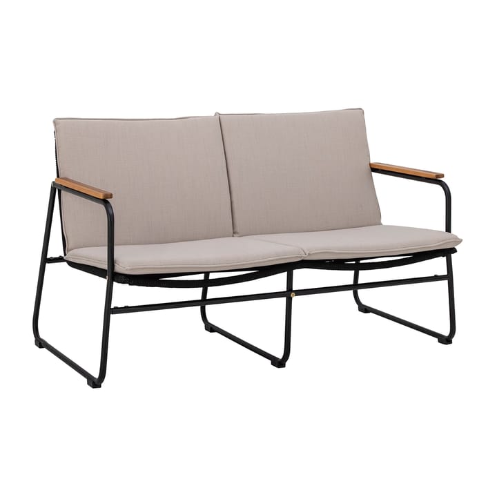 Hampton bank 127x71x76 cm, Zwart-beige Bloomingville