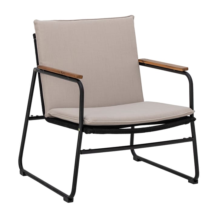 Hampton loungefauteuil 68x71x76 cm, Zwart-beige Bloomingville